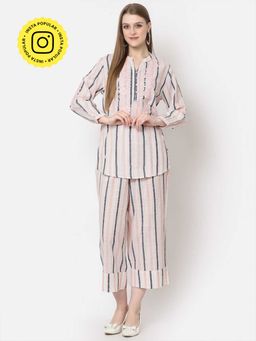 Mukul - Pink Stripes Co-Ord's