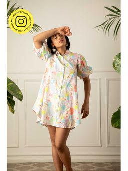 Mukul - Multi-Colour Floral Mini Dress