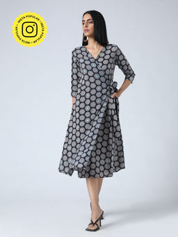 Okhai - Black Printed Dress