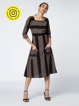Okhai - Black Printed Dress