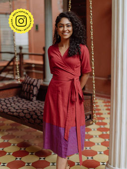 Okhai - Multi-Colour Solid Dress