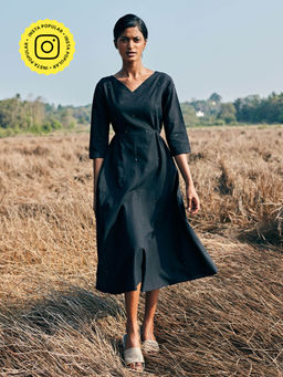 Okhai - Acumen Mirror Work Pure Cotton Dress