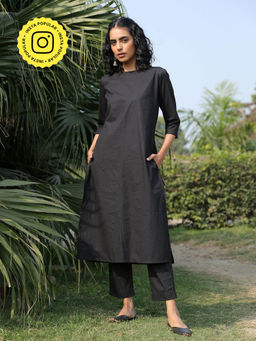 Okhai - Raven Pure Cotton Kurta Pant Set
