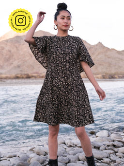Okhai - Carefree Hand Block Printed Cotton Dress