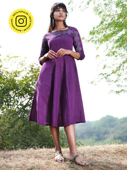 Okhai - Urban Legend Hand Embroidered Mirror Work Dress