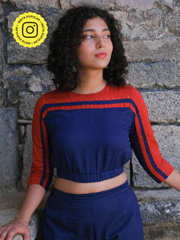 Okhai - Olympia Hand Embroidered Pure Cotton Mul Top