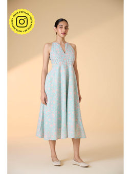 Okhai - Floral Printed Cotton Dress