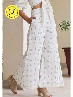 Okhai - Sumayah Handblock Printed Cotton Palazzo