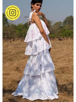 Okhai - Amelia' Hand Embroidered And Mirrorwork Dress