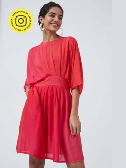 Okhai - Diaphanous' Ombre Muslin Silk Dress