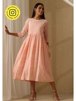 Okhai - Rehmat Chikankari Pure Cotton Dress