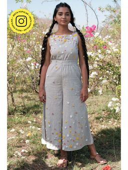 Okhai - holiday Pure Cotton Hand Embroidered Jump Suit