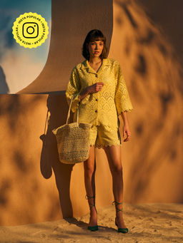 STTAVOSS - Soleil Yellow Co-ord (Set of 2)