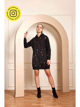 STTAVOSS - Lovestruck Black Jewel Mini Dress