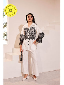 STTAVOSS - White Acacia Co-Ord (Set of 2)