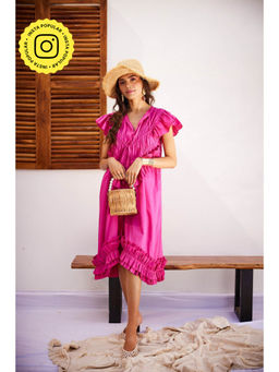 STTAVOSS - Cerise Midi Dress