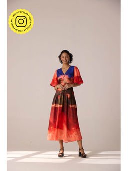 STTAVOSS - Multicolour Printed Hyacinth Dress