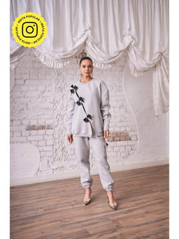 STTAVOSS - Flavia Grey Co-Ord (Set of 2)