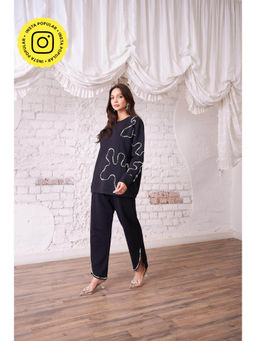 STTAVOSS - Kari Black Co-Ord (Set of 2)