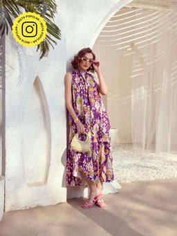 STTAVOSS - Faye Purple Dress