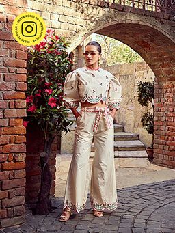 STTAVOSS - Sol Off White Co-Ord (Set of 3)