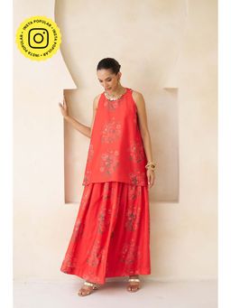 STTAVOSS - Sakhi Co-Ord Set- Red