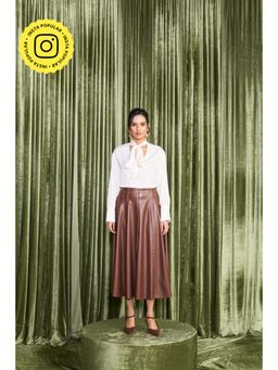 STTAVOSS - Brown Juno Skirt