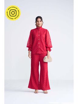 STTAVOSS - Red Liora Co-Ord Set