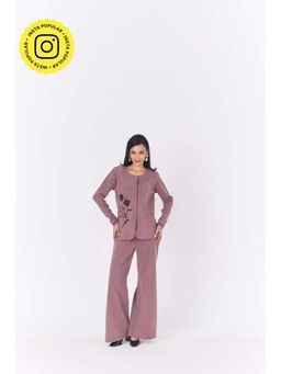 STTAVOSS - Mauve Clover Co-Ord Set