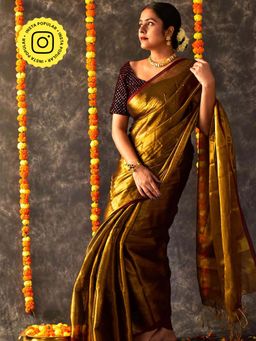 Sundarii - Suhaani Shaam Tissue Saree without Blouse