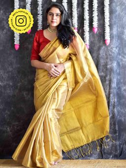 Sundarii - Swarnatara - Tissue Saree With Unstitched Blouse