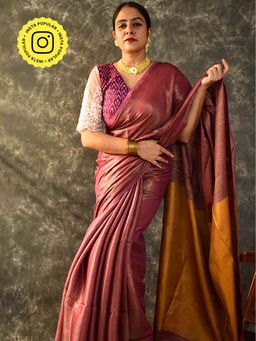 Sundarii - Ud014 - Linen Tissue Saree Without Blouse