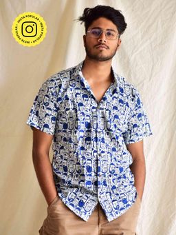 Sundarii - Faces - Printed Shirt