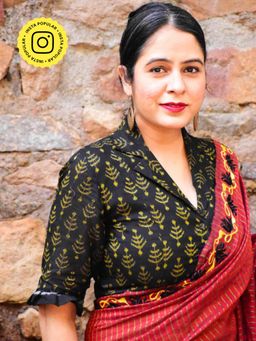 Sundarii - Crossing - Ikat Handwoven Stitched Blouse