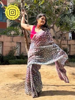 Sundarii - Rang- Chanderi Silk Saree without Blouse