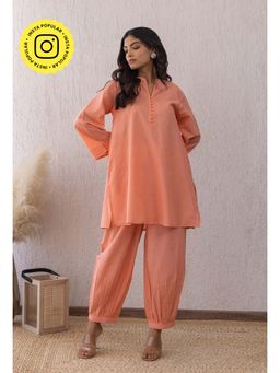 Tara-C-Tara - Women Peach Co-Ord Set