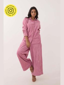 Tara-C-Tara - Baby Pink Corduroy Co-Ord Set