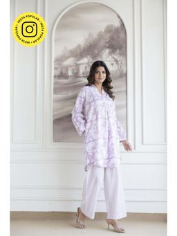 Tara-C-Tara - Delicate Lilac Paisley Co-Ord Set