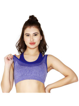 BRACHY - Royal Blue Gym Bra for Women