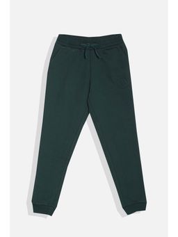 Allen Solly - Boys Green Regular Fit Solid Trouser