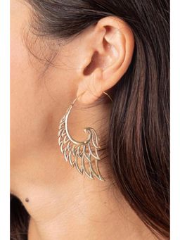 SOUL WORKS - Angel Wing Gold Drop Earrings