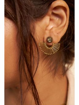 SOUL WORKS - Gold Hide and Seek Drop Earrings