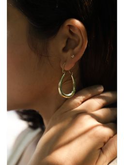 SOUL WORKS - Classic Brass Hoop Earrings