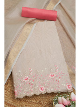 Soch - Pink Women's Ethnic Motifs Unstitched Dress Material