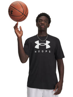 Under Armour - Men'S Hoops Logo Half Sleeve T-Shirt
