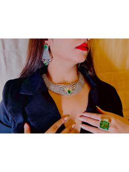 Tussya by Shreya - Topaz Delight Jewelry Set