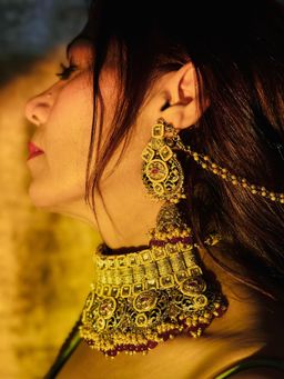 Tussya by Shreya - Noor Ruby Bridal Set