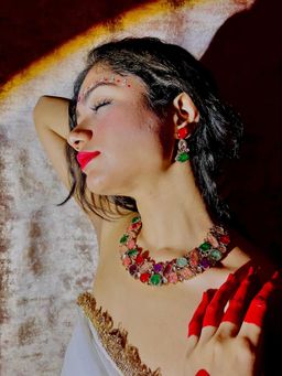 Tussya by Shreya - Jauhar Necklace Set