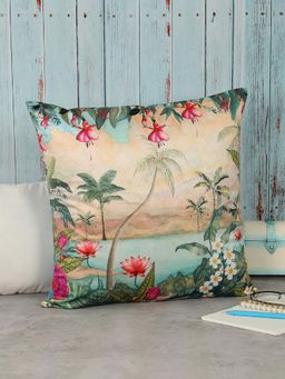 India Circus by Krsnaa Mehta - Oriental Jibe Blended Velvet Cushion Cover