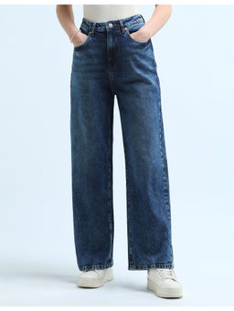 U.S. POLO ASSN. - Wide Leg Fit Blue Jeans